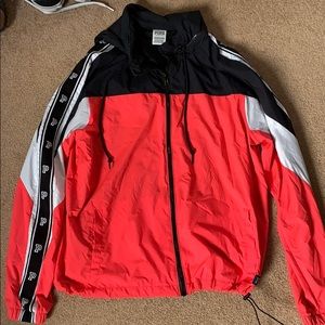 PINK victoria’s secret Neon pink Windbreaker